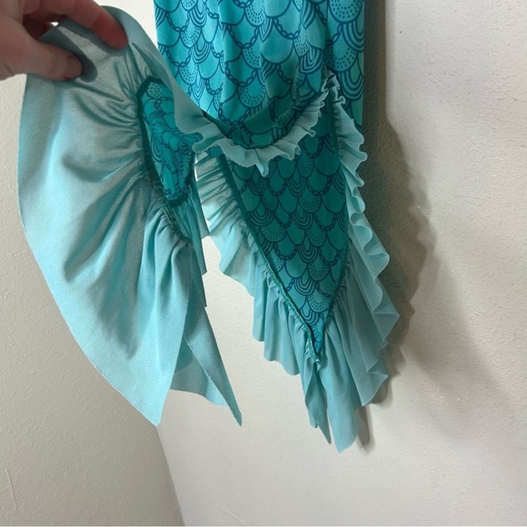 Blue Mermaid Pattern Skirt Size 5/6 - Picture 3 of 5